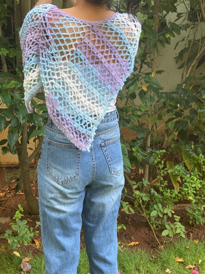 Lilac Drift Poncho