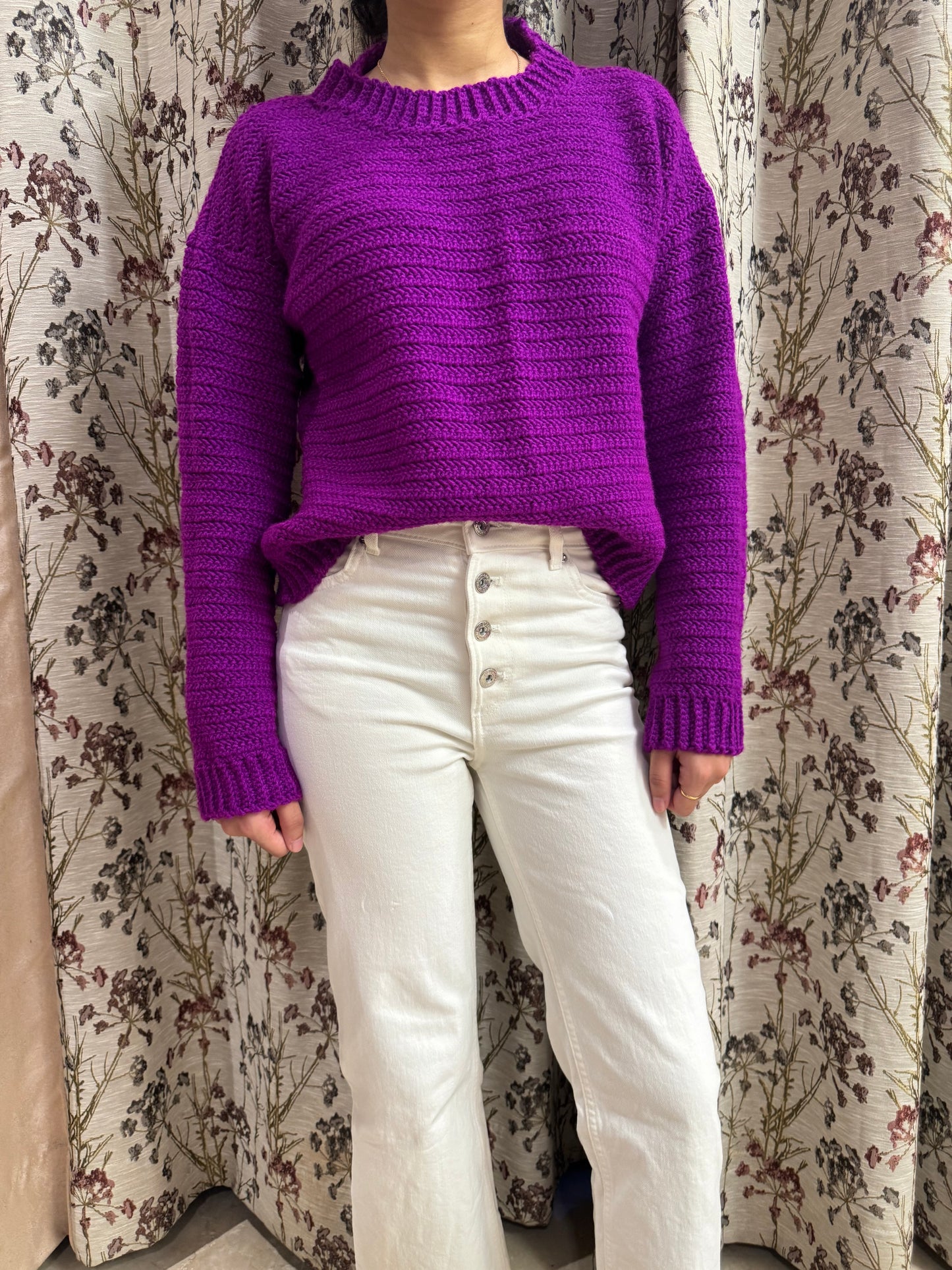 Azalea Orchid Knit