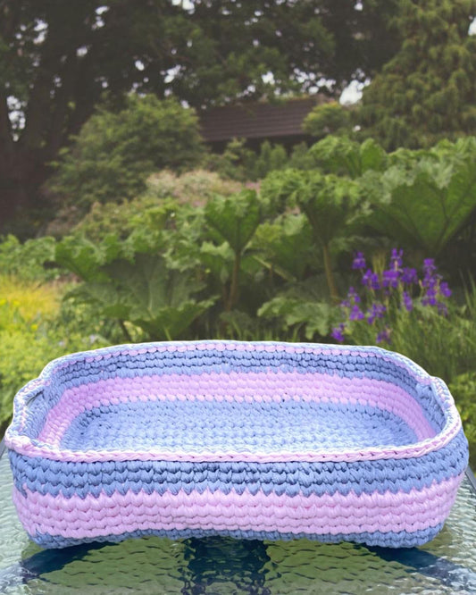 Pink Purple Storage Basket