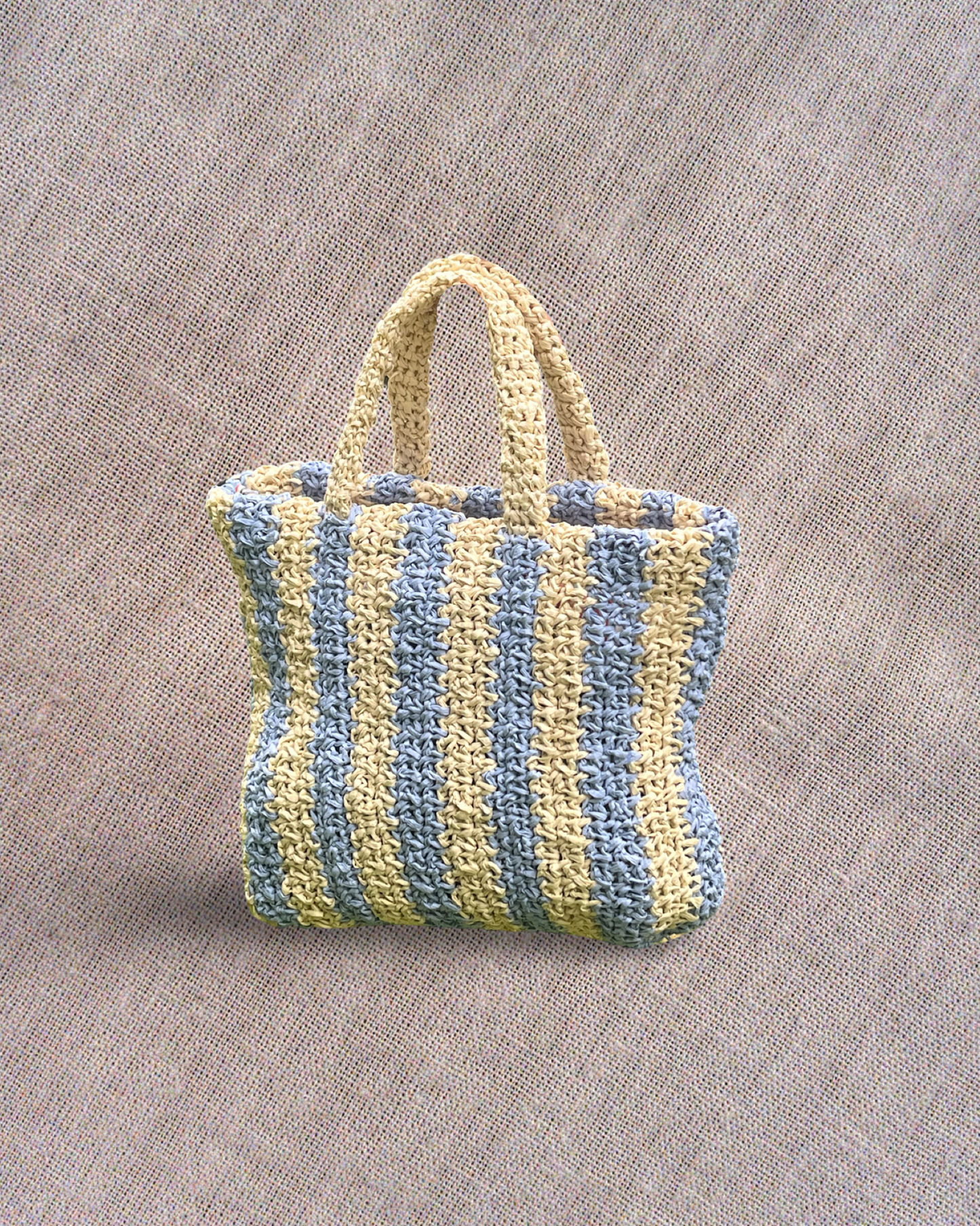 Seaside Breeze Striped Beach Tote