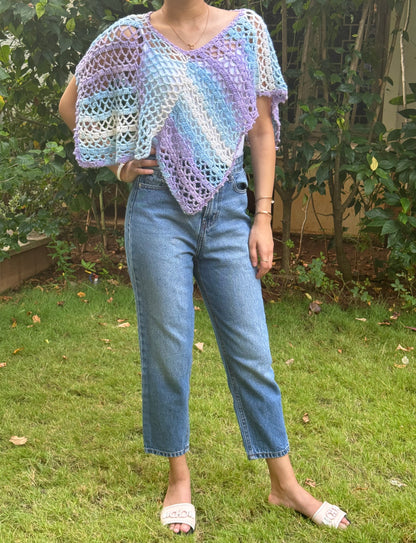 Lilac Drift Poncho