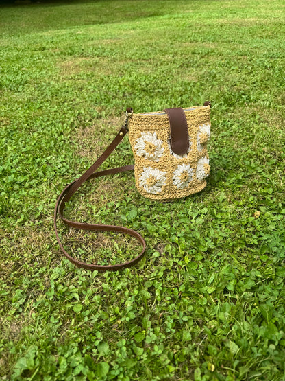 Daisy Raffia Sling