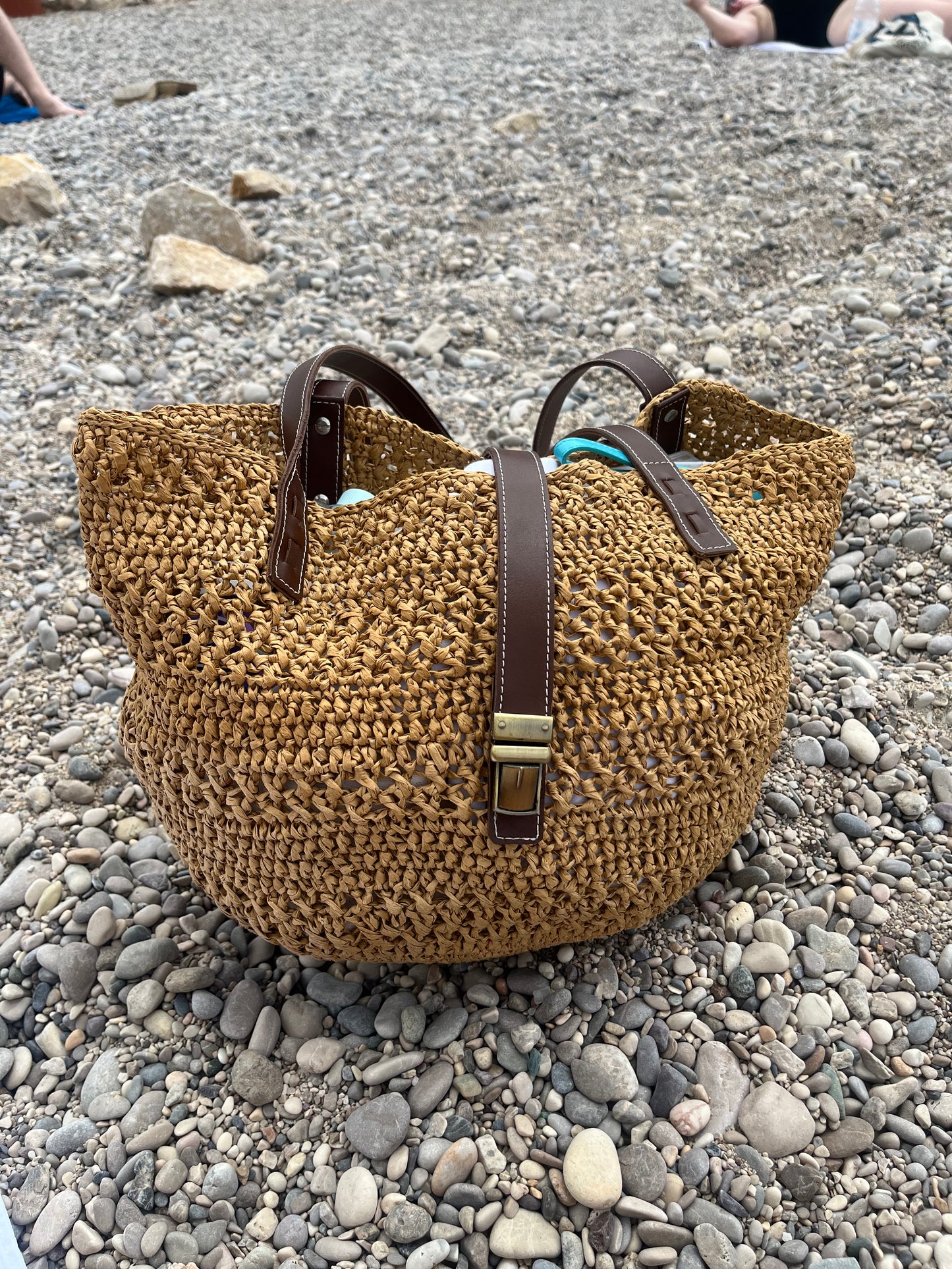 Beach Raffia Tote