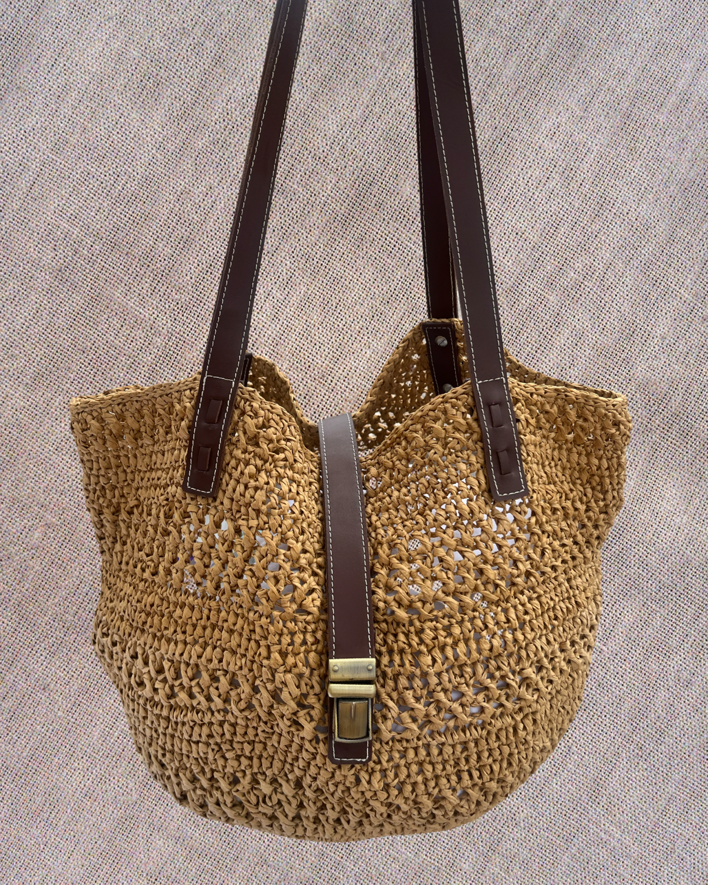 Beach Raffia Tote